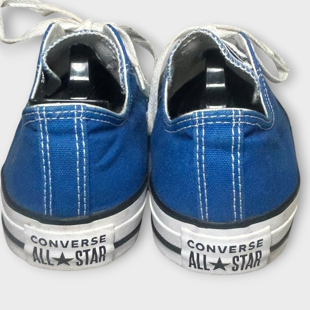 Converse Chuck Taylor All Star Low Blue Canvas Sneakers 135514F Mens 7 Wmns 9 - Picture 4 of 7